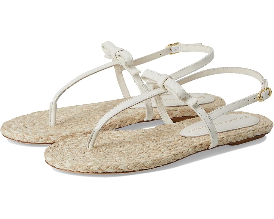 Сандалии Stuart Weitzman Felicity Espadrille Sandal, цвет Cream/Natural