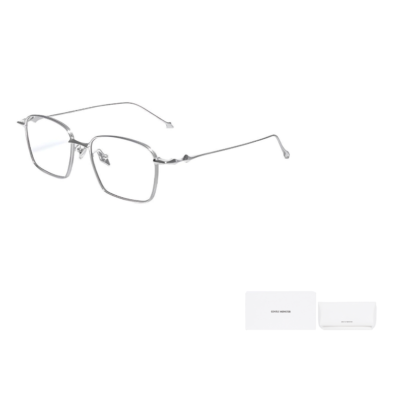 

Аба 02 квадратная оправа очки GENTLE MONSTER, серебряный