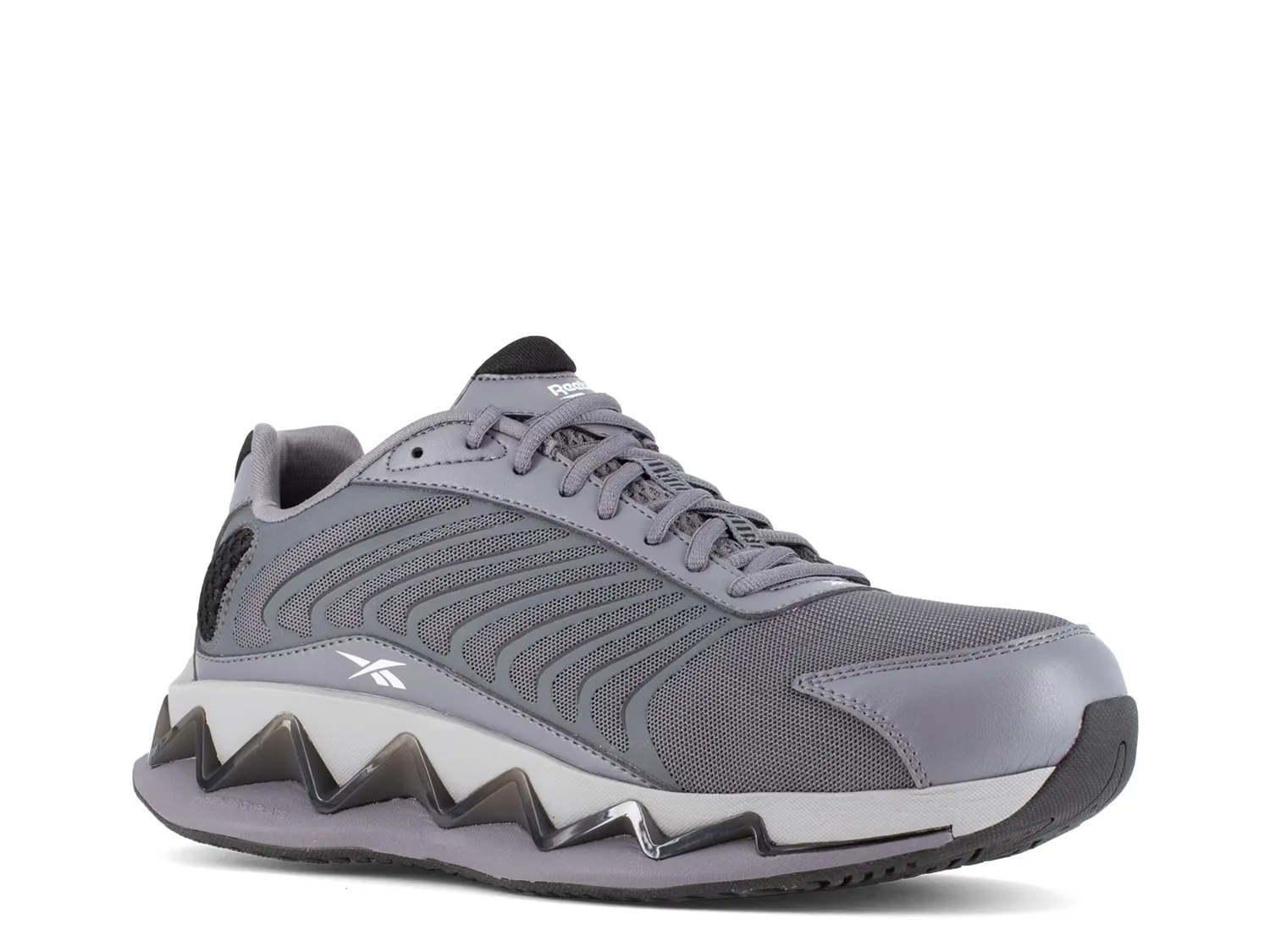 

Кроссовки Zig Elusion Heritage Composite Toe Work Sneaker Reebok Work, серый
