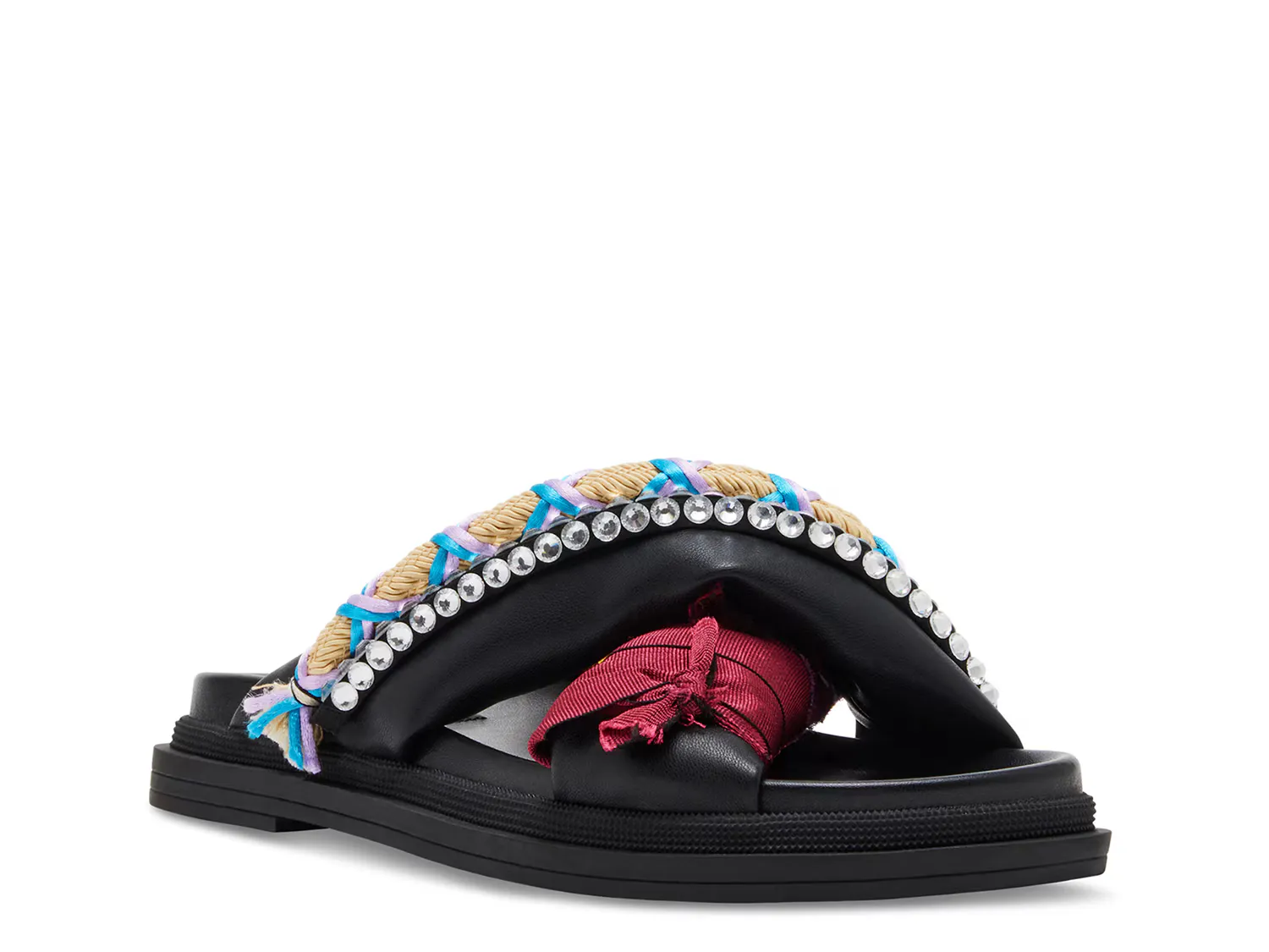 

Сандалии Leisure Sandal Steve Madden, черный/мультиколор