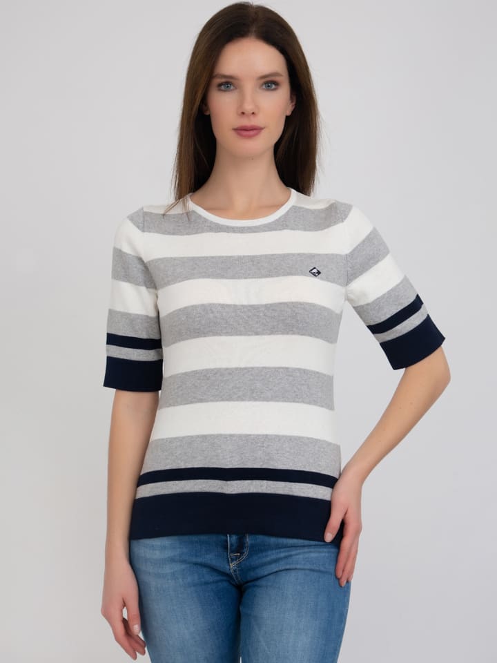

Футболка Vianna SIR RAYMOND TAILOR, цвет grau/creme/dunkelblau
