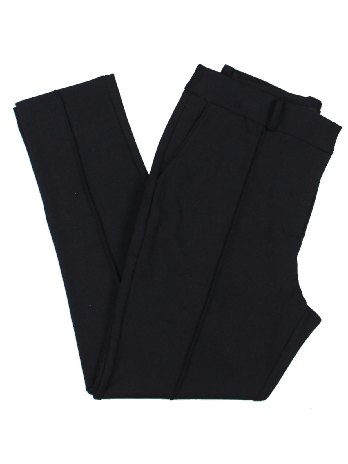 

Женские узкие брюки для офиса со швом спереди Tahari ASL, цвет midnight navy