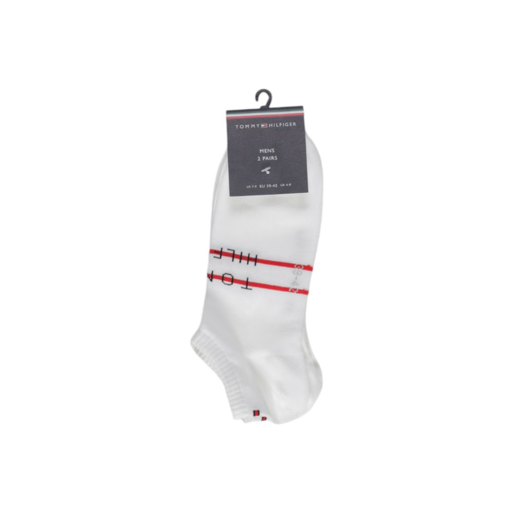 

Белый хлопковый носок Tommy Hilfiger