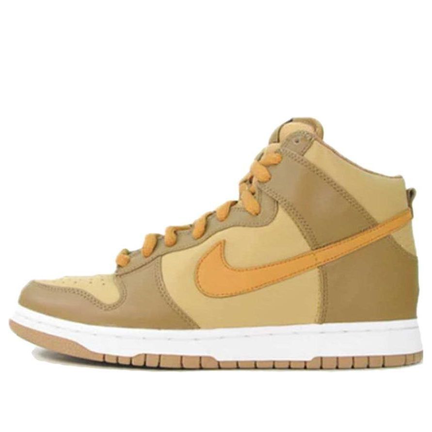 

Кроссовки Nike Dunk High LE 'Hay Maple Taupe', желто-коричневый