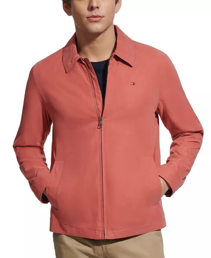 

Мужская легкая куртка на молнии спереди Tommy Hilfiger, красный