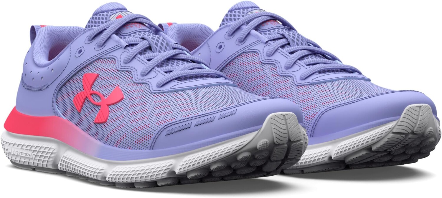 Кроссовки Assert 10 Under Armour, цвет Purple Ice/Halo Gray/Pink Shock