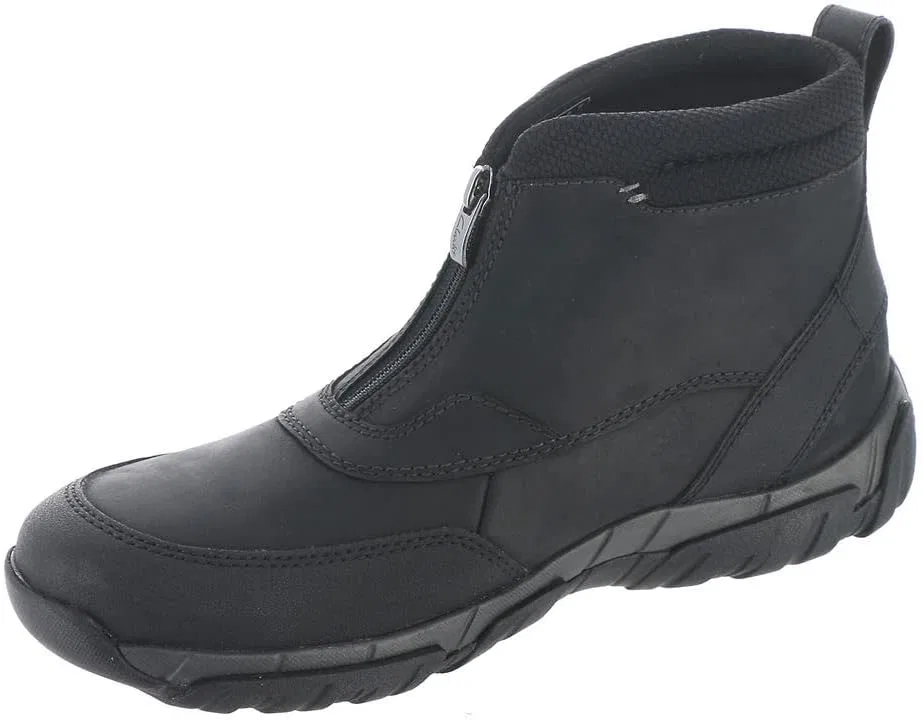 Мужские ботильоны Clarks Grove Zip II, Black Leather — фото 4