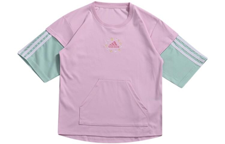 

Детская футболка Adidas, розовый