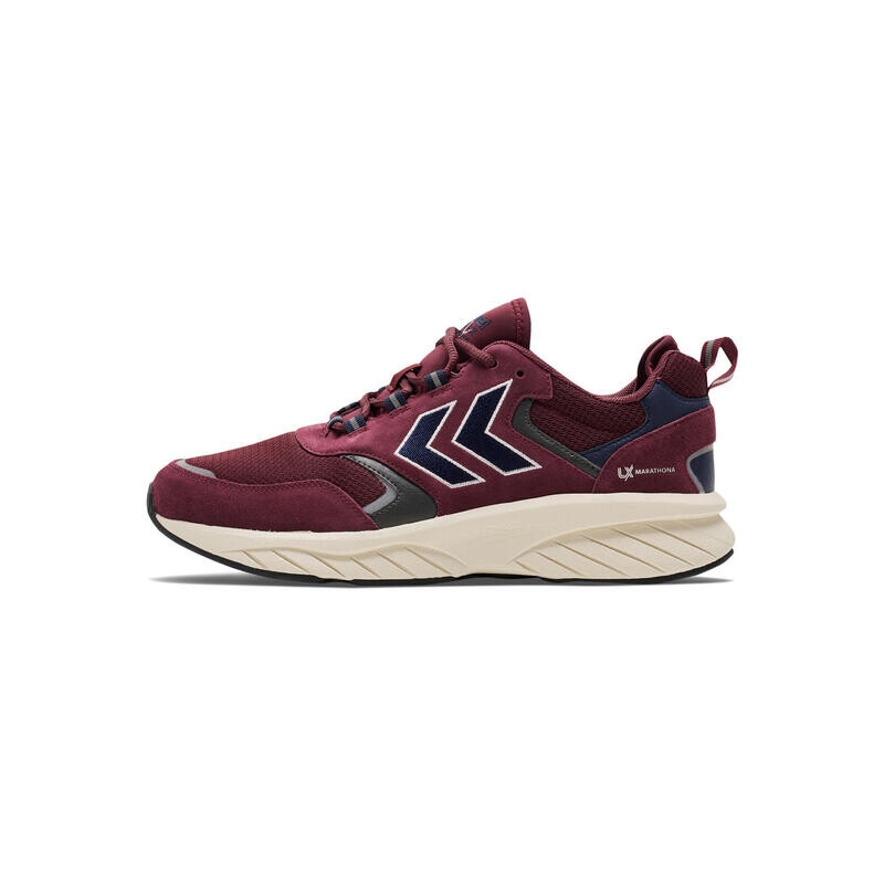 Спортивные кроссовки унисекс Marathona Reach Lx с низкой ортолитовой стелькой HUMMEL, цвет rot
