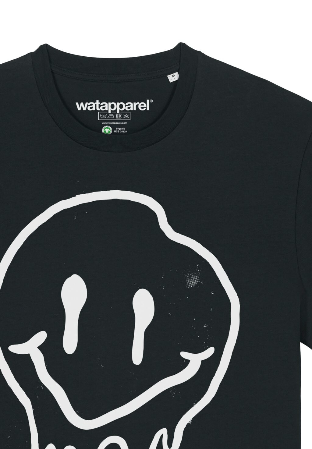 

Футболка с принтом SMILEY watapparel, черный