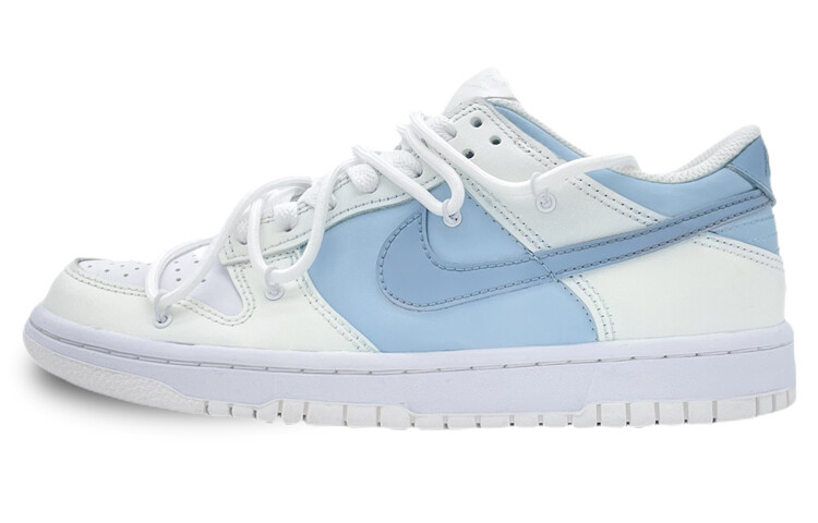 

Кроссовки Nike Dunk Skateboard Shoes Women's Low-Top White Blue
