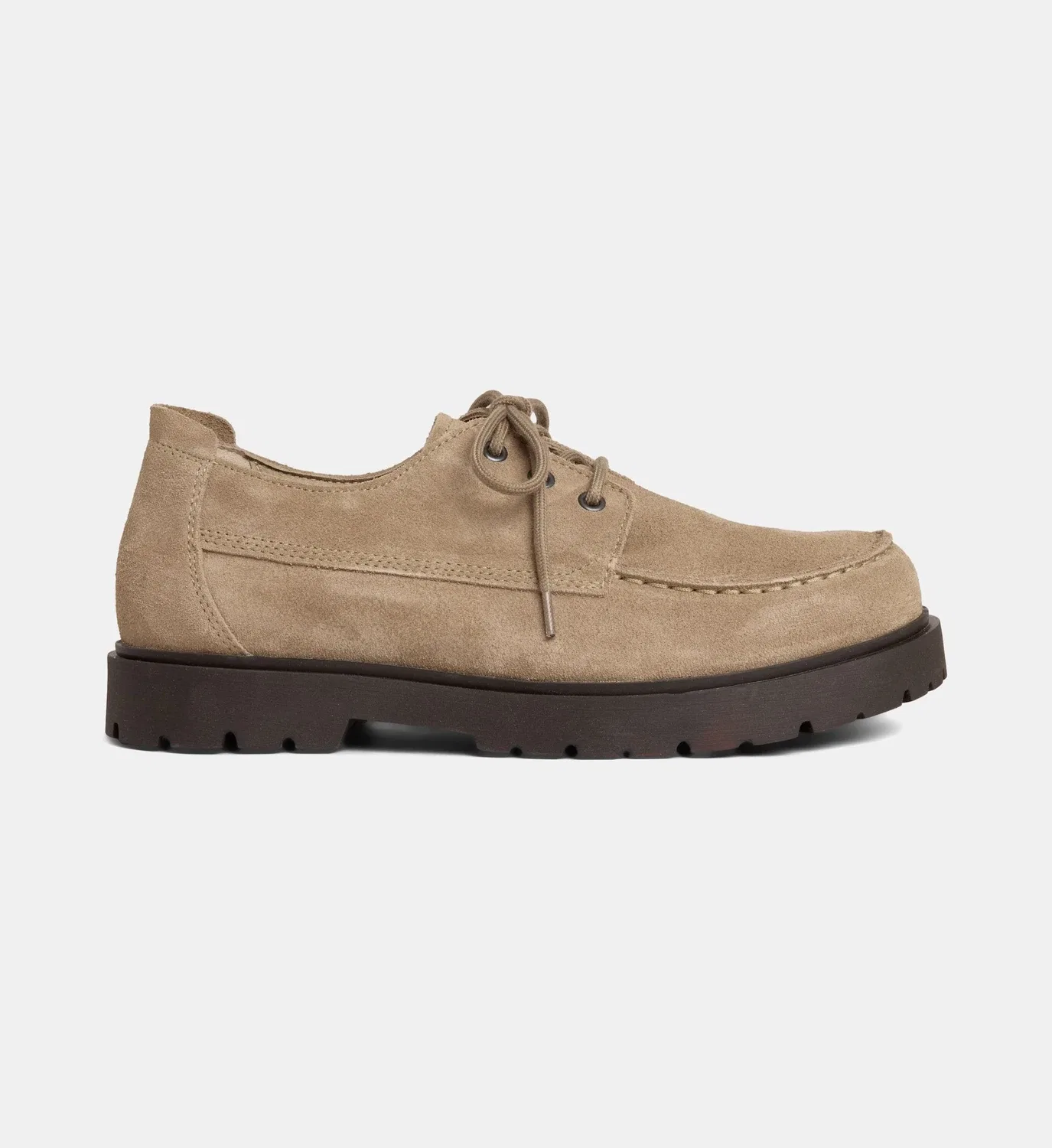 Дерби BIRKENSTOCK Higwood Moc Lace Low, стандартная посадка, замша/кожа, хаки