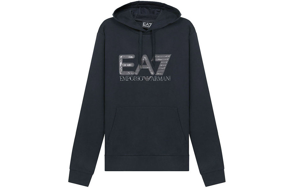 Свитшот EA7 мужской ночной синий EMPORIO ARMANI — фото 2