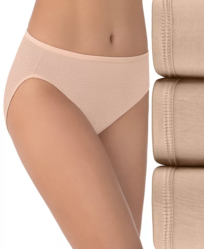 

Женские трусы Vanity Fair Illumination Hi-Cut Brief, 3 шт., модель 13307, коричневый/бежевый