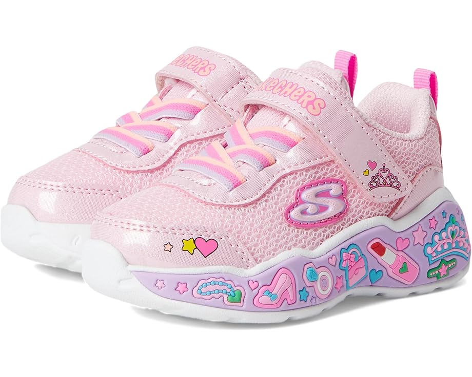 

Кроссовки SKECHERS KIDS Play Scene - Fun Squad 303158N, цвет Light Pink/Multi