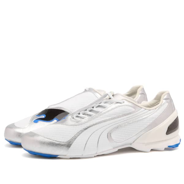 Металлические кроссовки V125 Puma, белый & серебро — фото 2