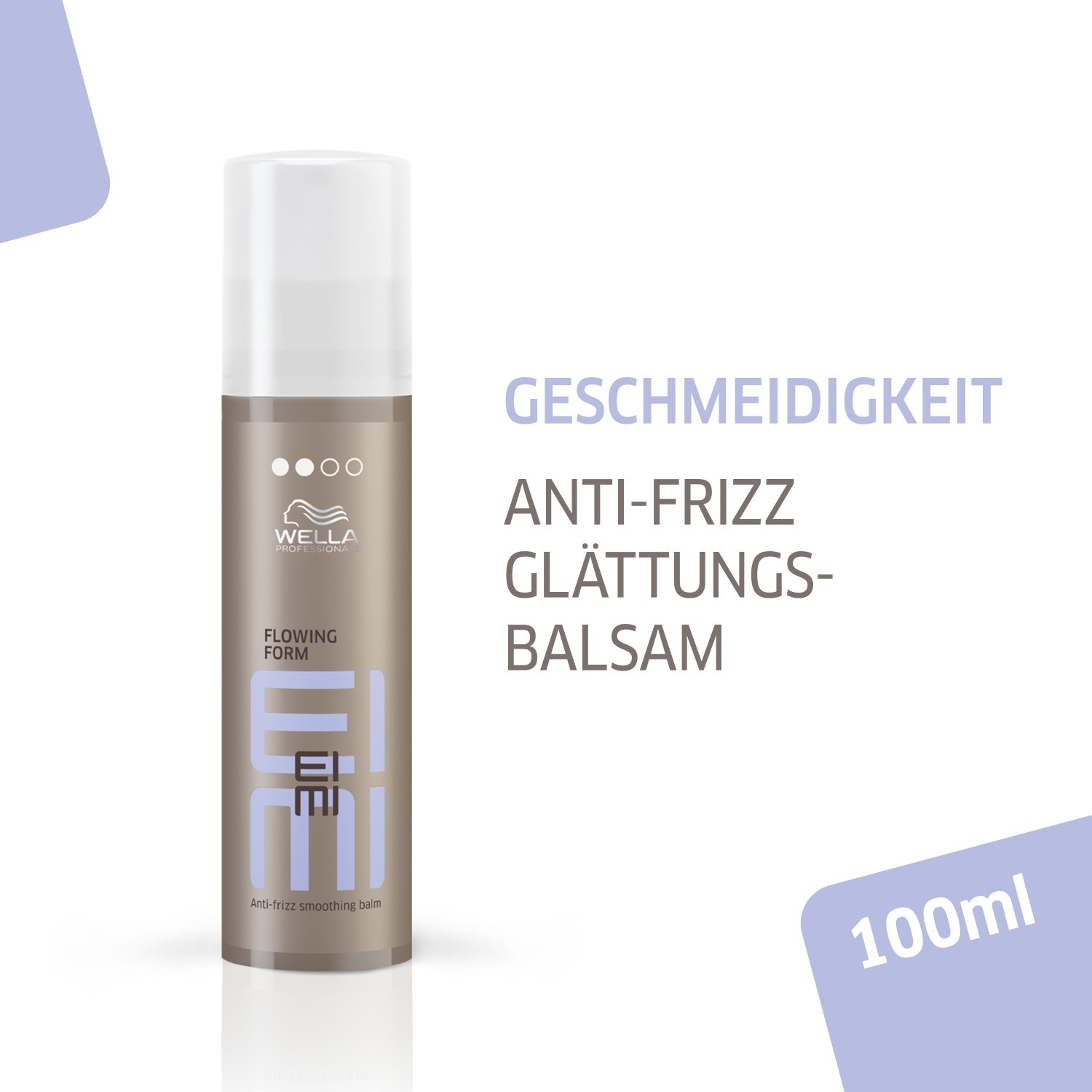 Бальзам для волос eimi smooth flowing form anti-frizz balsam Wella Professionals, объем 100 мл — фото 2