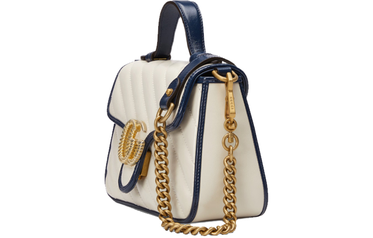 Женская сумка-мессенджер Gucci GG Marmont из стеганой кожи — фото 2