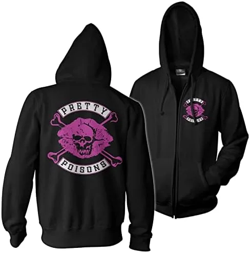 

Толстовка Riverdale Pretty Poisons с молнией (Black)