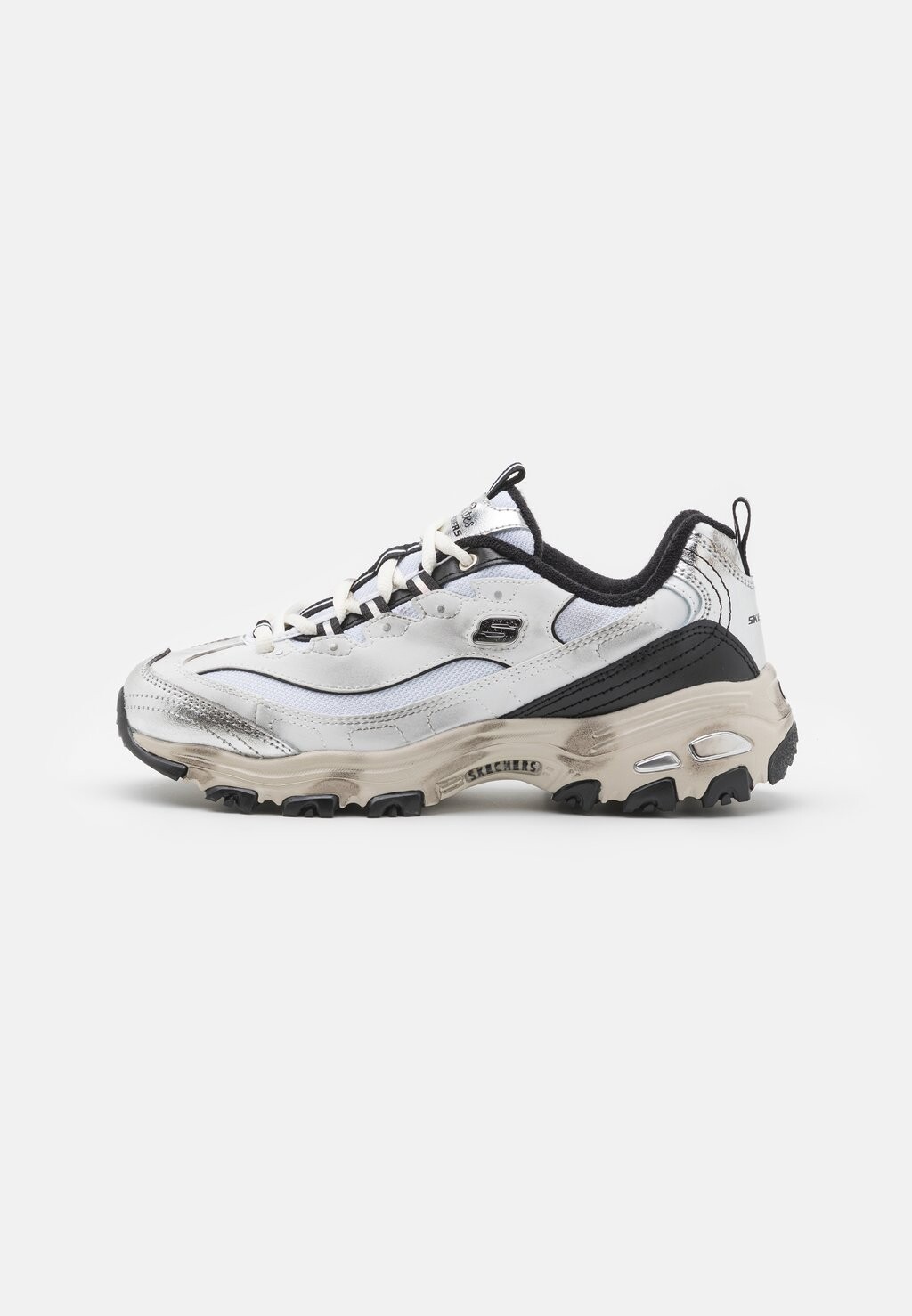 Кроссовки на шнуровке D'LITES Skechers, белый — фото 4