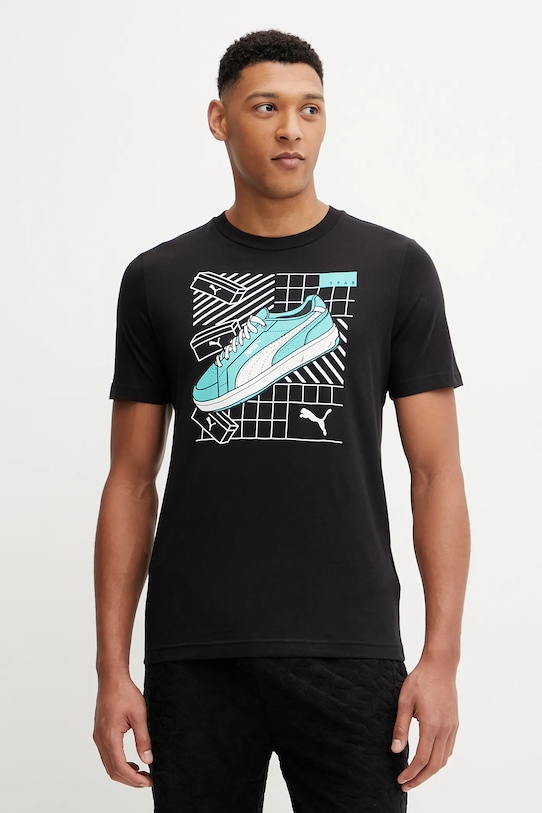 

Футболка хлопковая GRAPHICS Sneaker Puma, черный