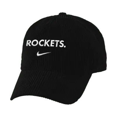 

Бейсболка Nike Houston Rockets Icon Edition NBA Corduroy Campus Cap, черный