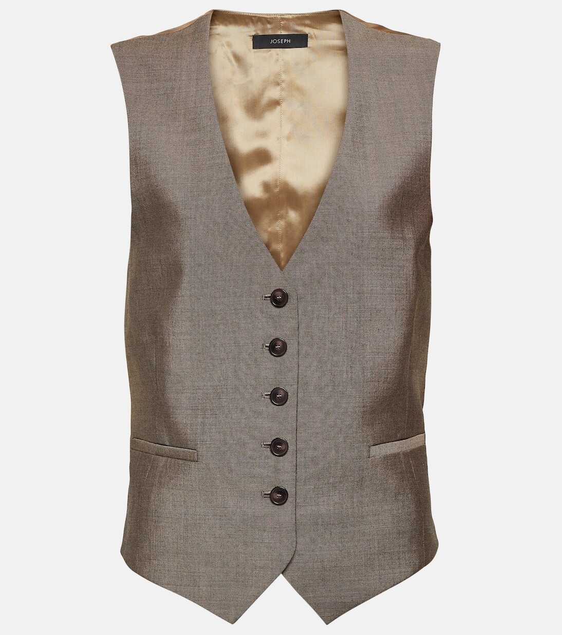 

Жилет kinglake из шерсти и мохера Joseph, коричневый