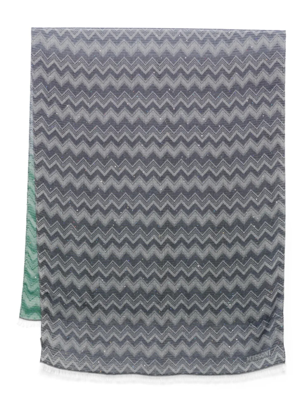 

Шарф Missoni с зигзагообразным узором, синий