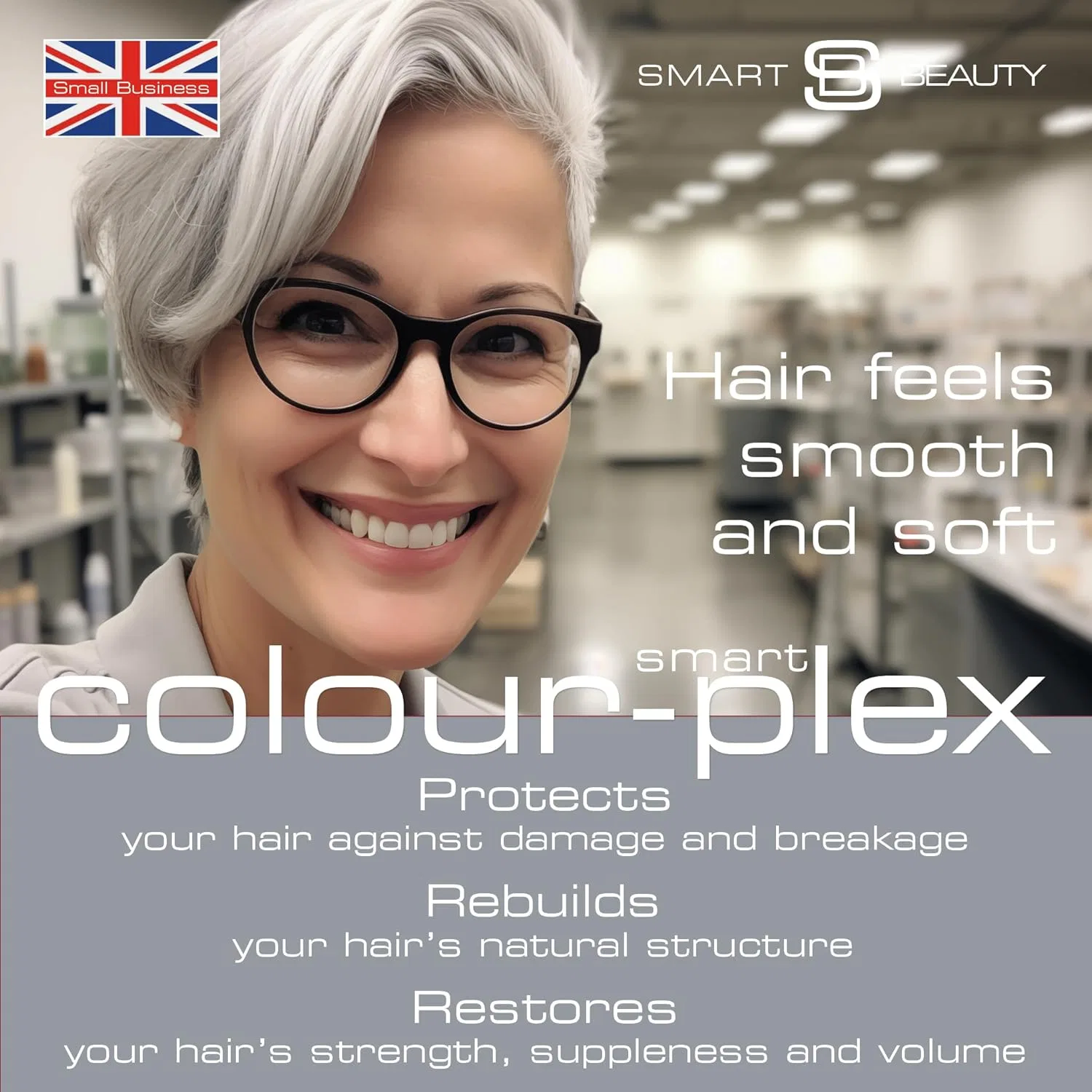 Набор полуперманентной краски для волос «Metallic Silver» с Plex от Smart Beauty Smart Beauty, Metallic Silver — фото 3