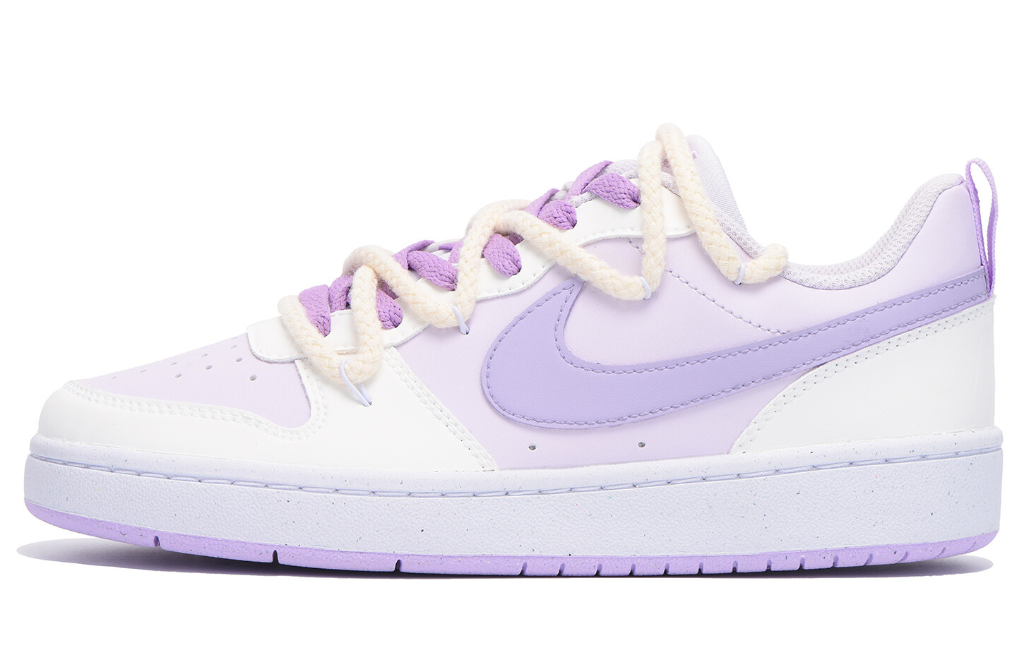 

Кроссовки Nike Court Borough Skateboard Shoes Women's Low-Top White Purple, Фиолетовый, Кроссовки Nike Court Borough Skateboard Shoes Women's Low-Top White Purple