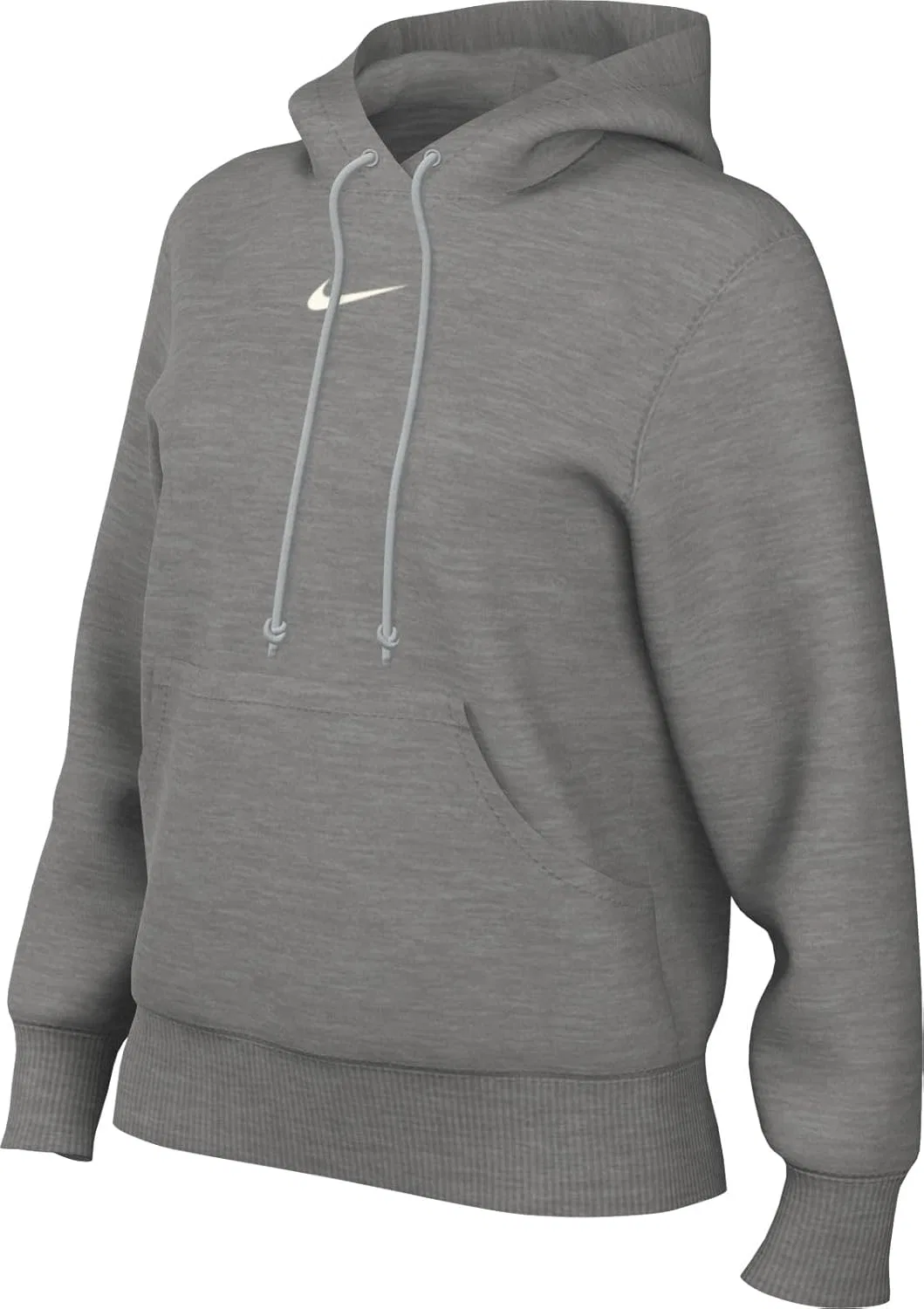 Худи женское Nike Sportswear Phoenix Fleece, Dk Grey Heather/Sail