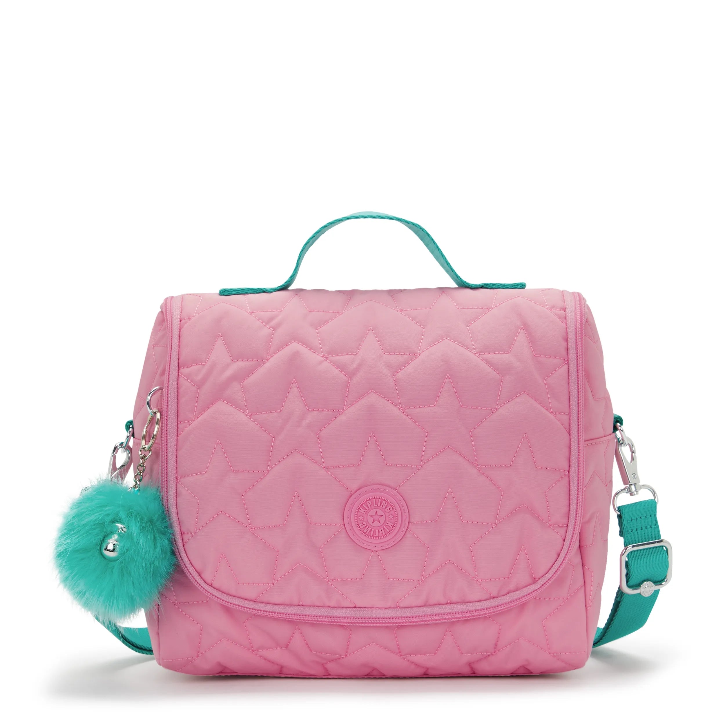 

Kipling New Kichirou Металлическая сумка для обеда, puff pop bubblegum