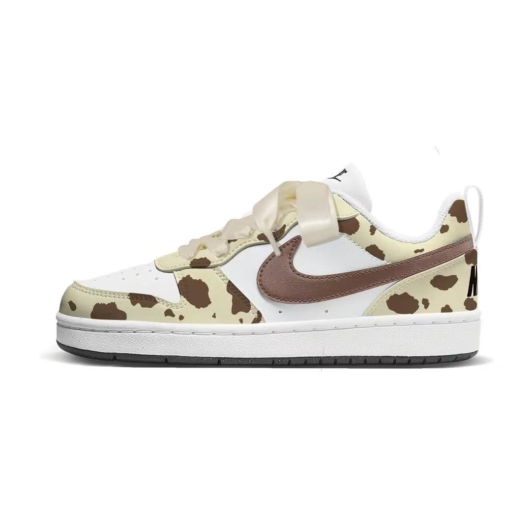 

Court Borough Light Umber Spot Low top кроссовки для скейтбординга детские Nike, желтый