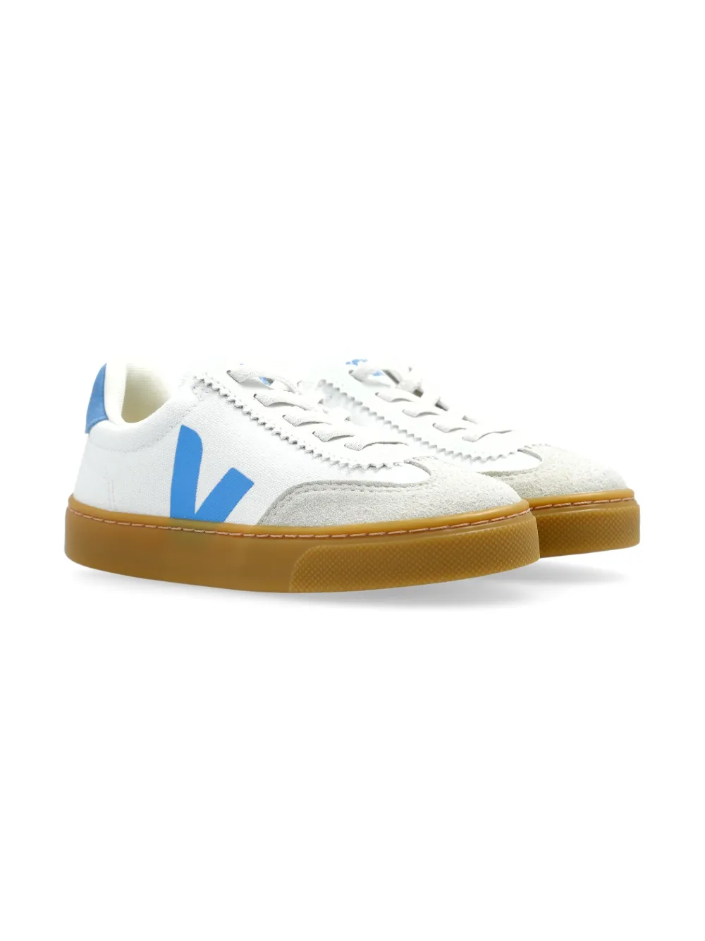 

Кроссовки с нашивкой-логотипом VEJA Kids, белый