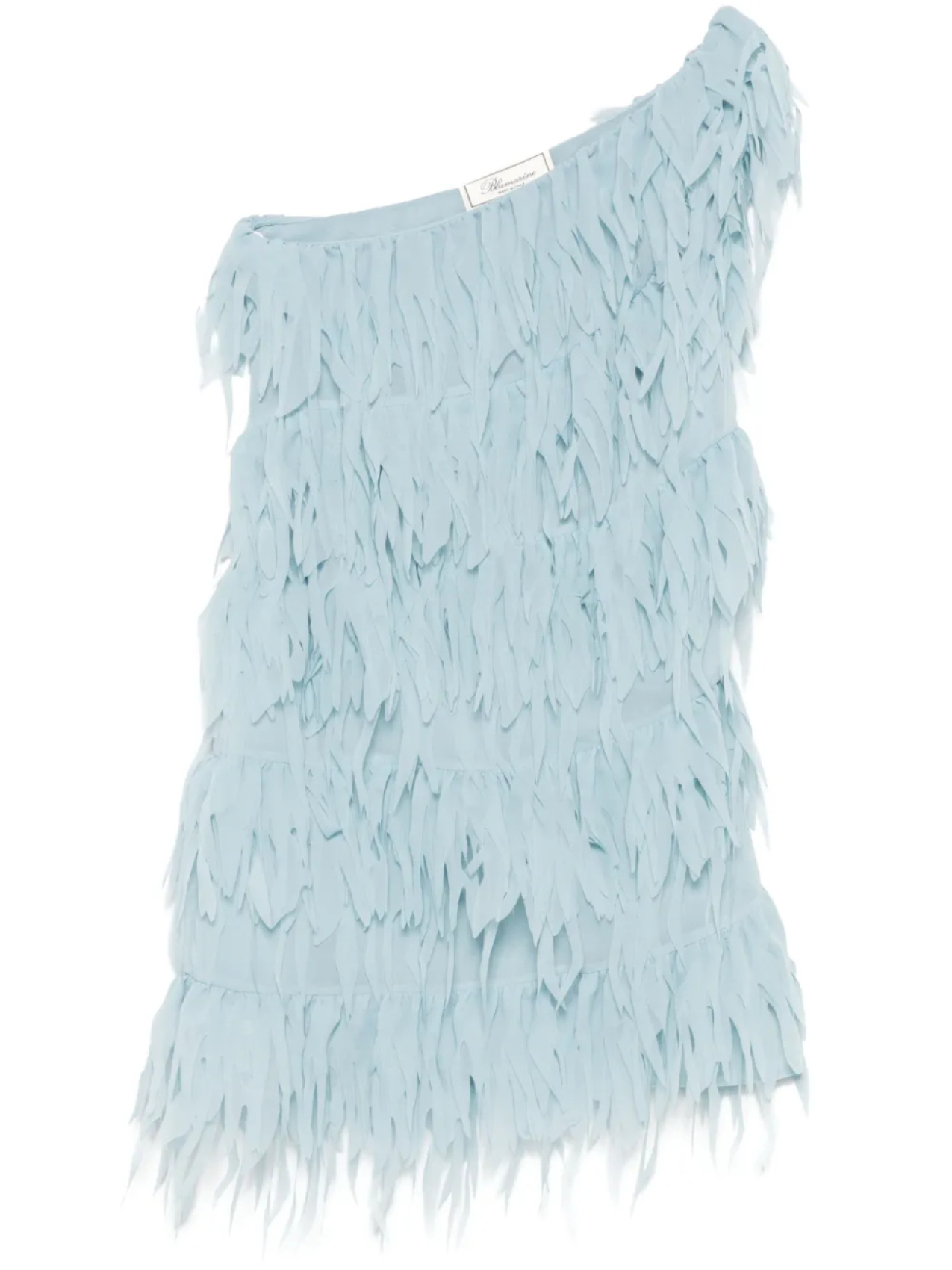 

Blumarine платье мини с бахромой, синий
