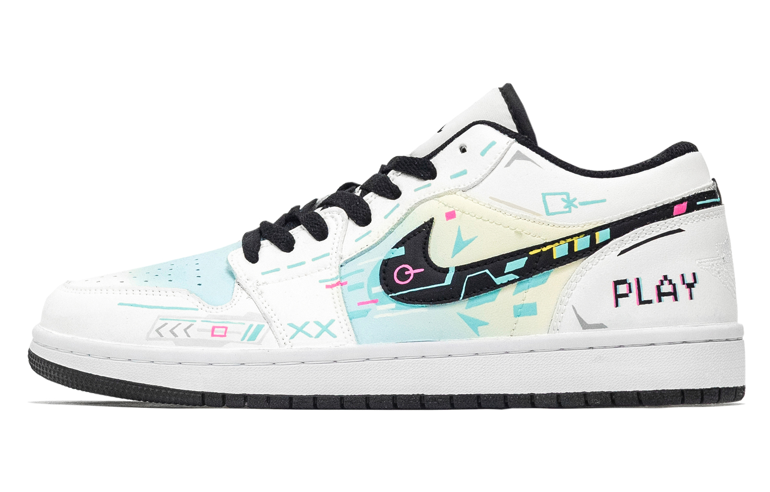 

Jordan Кроссовки для скейтбординга Air 1 Fengchuang Manufacturing, Quantum Domain низкие мужские белые