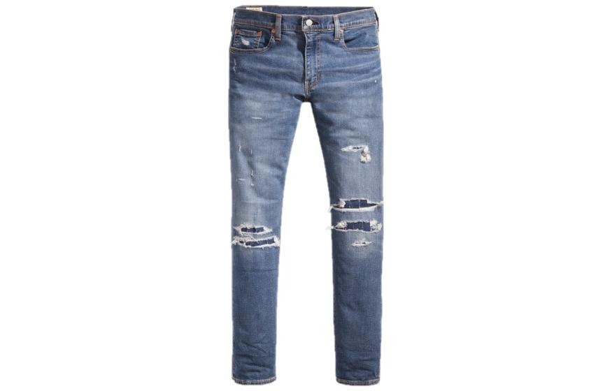 Слимоны Джинсы Мужские Синие Levis — фото 2