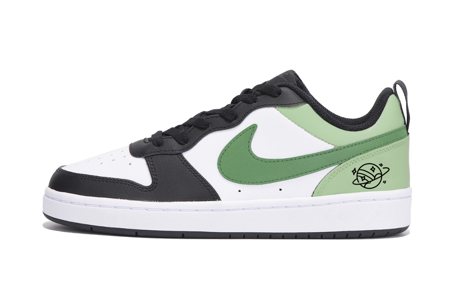 

Кроссовки Nike Court Borough Kids' Skateboarding Shoes Grade School, черный