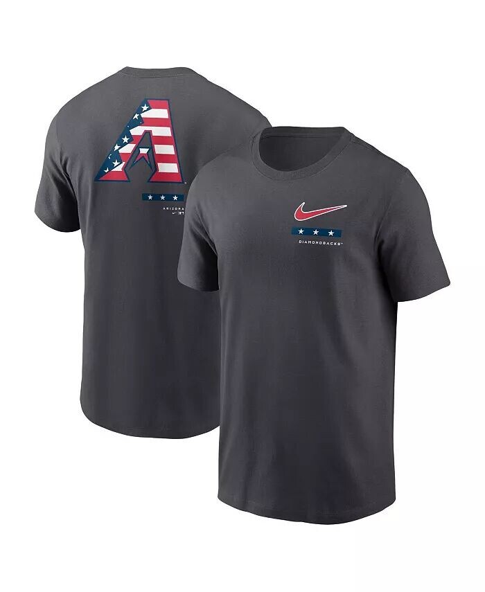 

Мужская антрацитовая футболка Arizona Diamondbacks Americana Nike