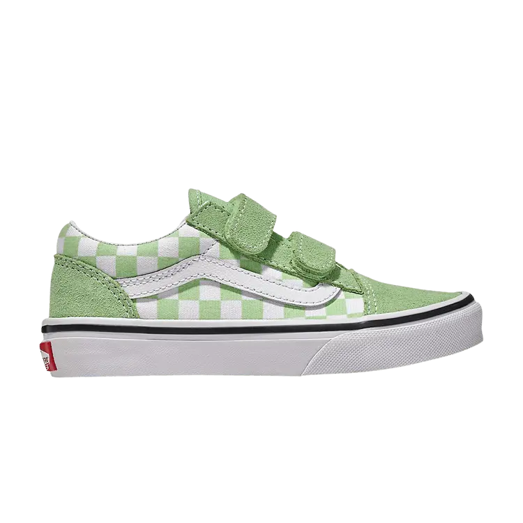

Кроссовки Vans Old Skool V Kids Checkerboard - Pistachio Green, зеленый