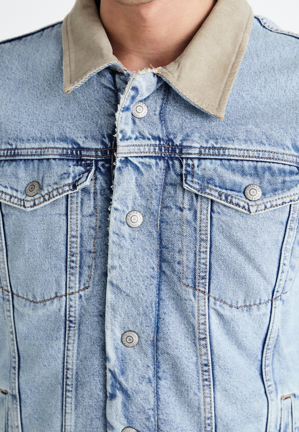 

Джинсовая куртка JJIJEAN JJJACKET Jack & Jones, светло-голубой деним