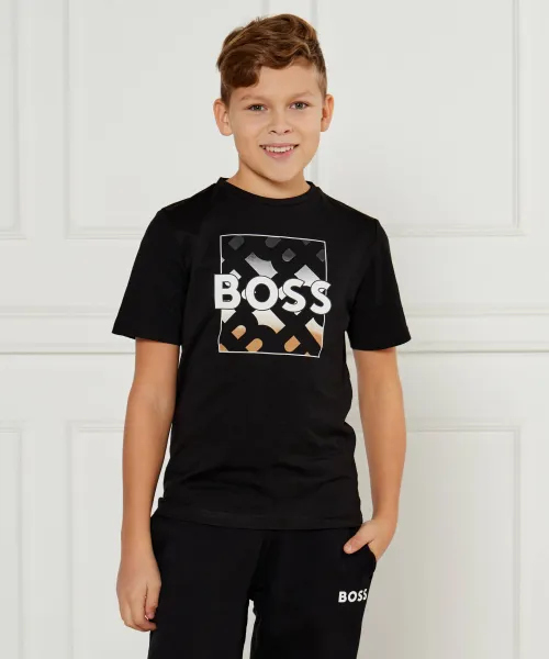 

Футболка Regular fit Boss Kidswear, черный