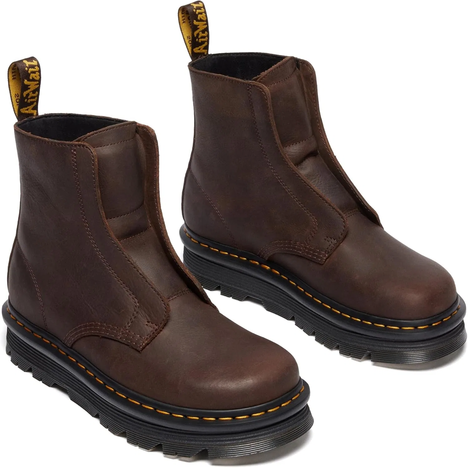 Ботинки Dr. Martens Zebzag Wyoming TG.36 EU 200 Wyoming 36 Laceless Dark Brown — фото 3