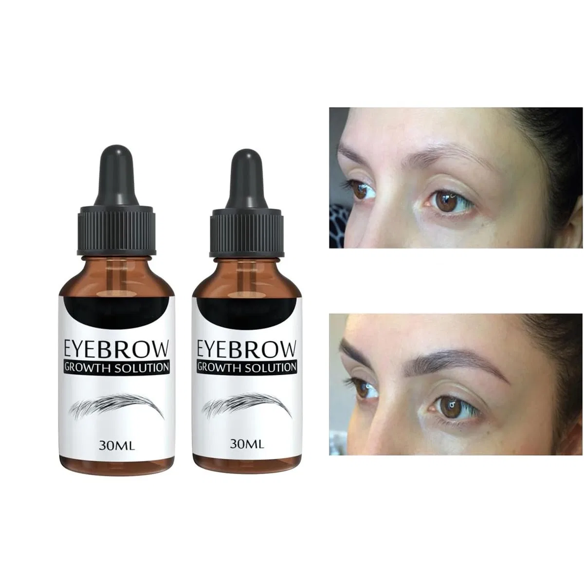 Сыворотка для роста бровей Intense Natural Liquid, 2 шт. Grindrom, 2Pcs
