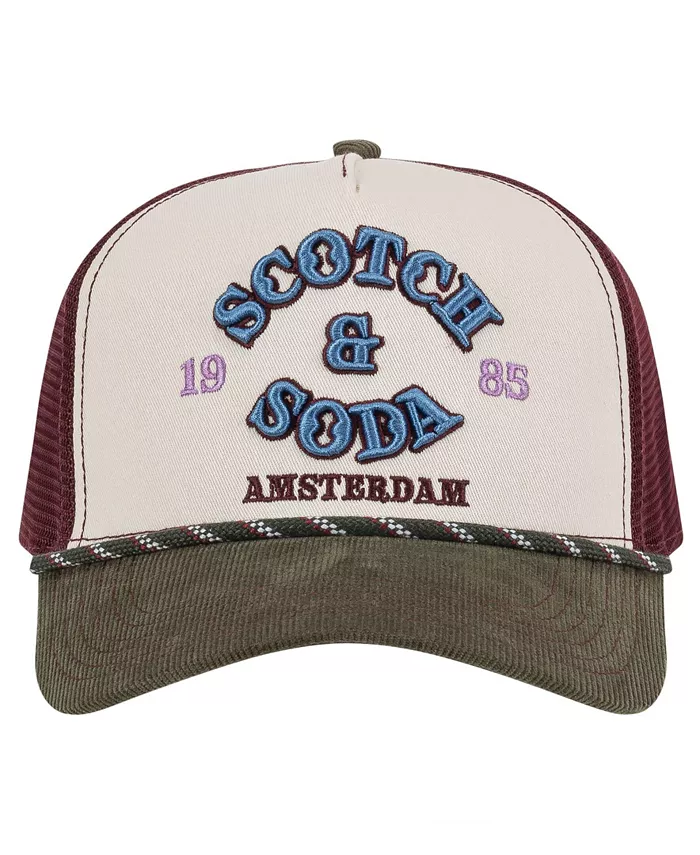 

Мужская дышащая регулируемая кепка Trucker SCOTCH & SODA, зеленый