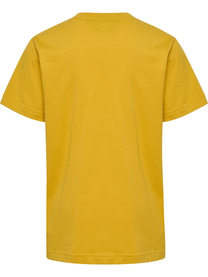 Футболка Hummel T-Shirt S/S Hmltukas Kinder, цвет GOLDEN SPICE — фото 2