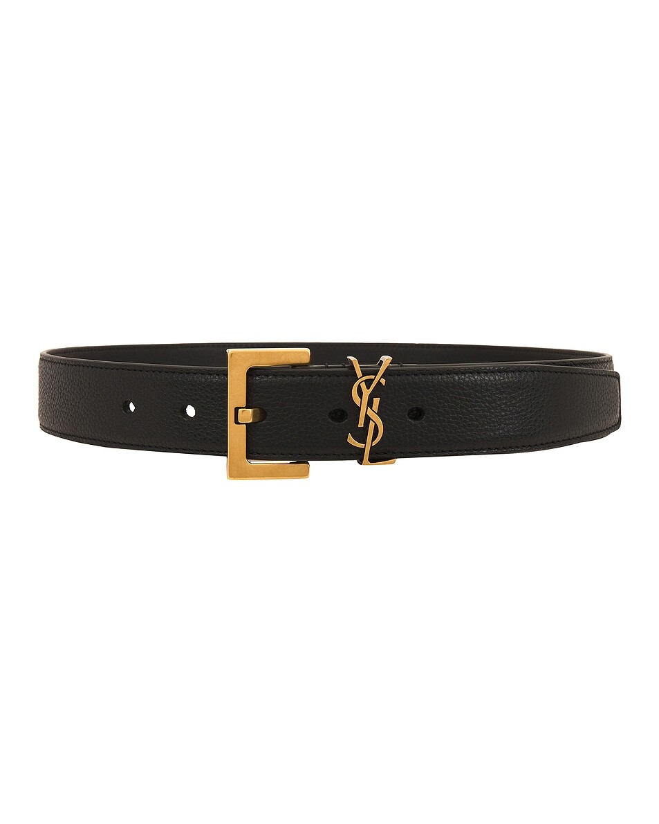 

Ремень Кассандры Saint Laurent, цвет Nero