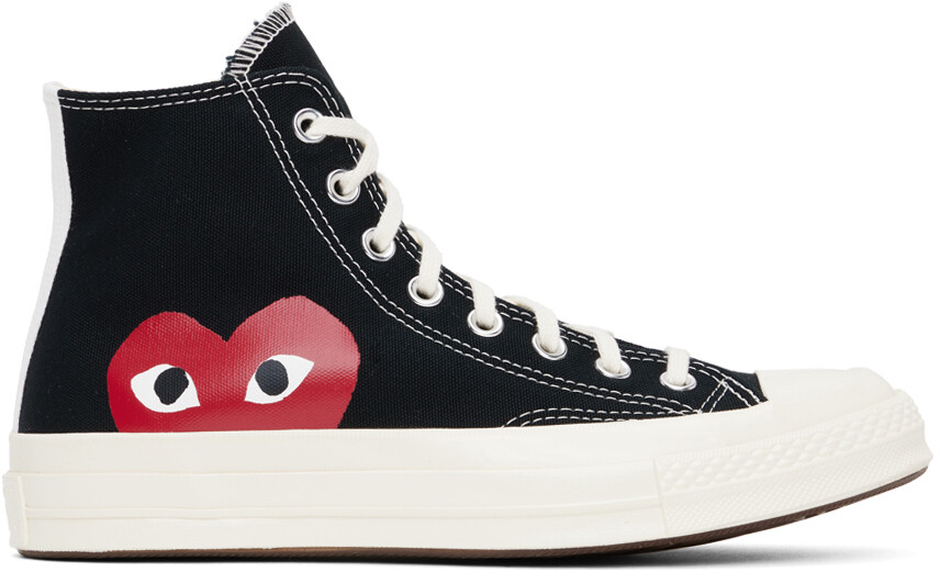 

Черные высокие кеды Converse Edition Chuck 70 Comme Des Garcons