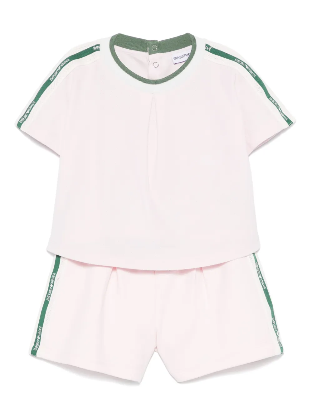 

Шорты с логотипом Emporio Armani Kids, розовый