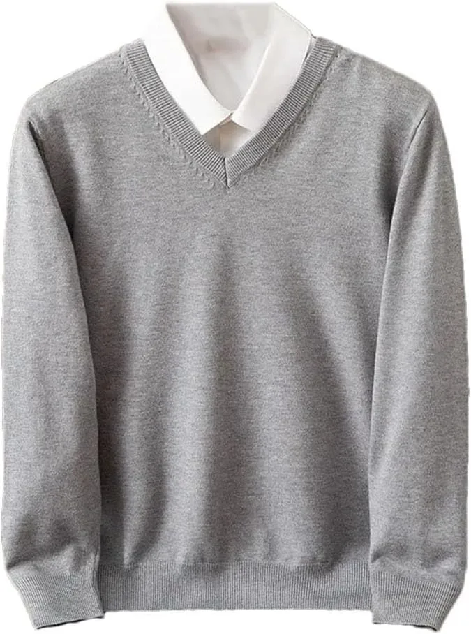 

Мужской джемпер с V-образным вырезом